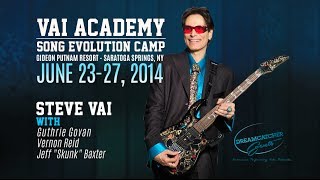 Announcing Vai Academy Song Evolution Camp - June 23-27, 2014 in Saratoga Springs, NY.