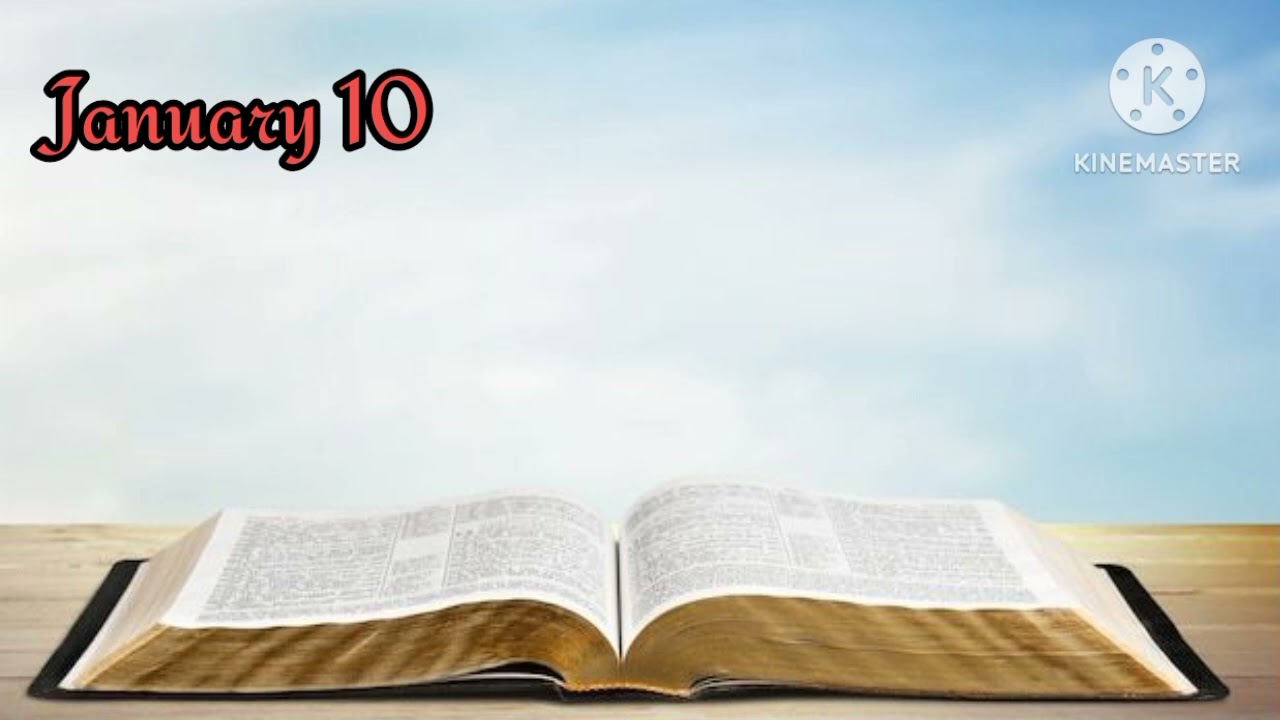 January 10 || ஒரு வருடத்தில் முழு வேதாகமம் 