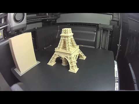 Eiffel Tower 3D Printed Timelapse