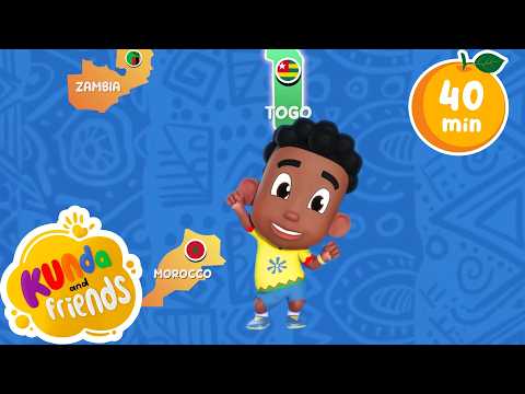 Africa Song 🌍✨ | 40 MINS Cultural Heritage Compilation | Geography & Nursery Rhymes | Kids Songs
