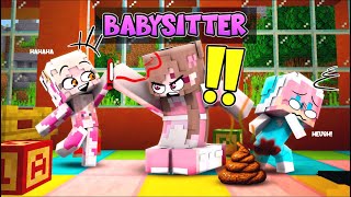 MOMON & ATUN BECOME NAUGHTY BABIES to PRANK the BABY SITTER TAKING CARE OF US in MINECRAFT @BANGJ...