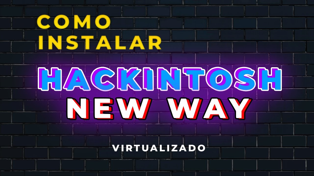 Como instalar Hackintosh NEW WAY [virtualizado] com GPU, USB, Audio e Wifi/Bt em QUALQUER COMPUTADOR