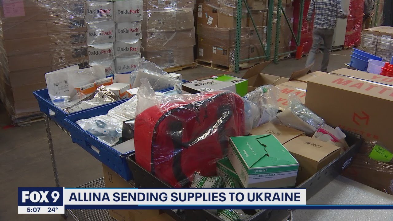 Allina Health sending supplies to Ukraine I KMSP FOX 9 YouTube