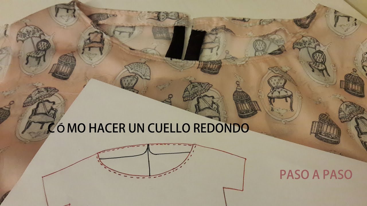 Como hacer cuello redondo (con YouTube