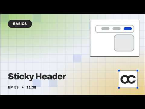 How To Create a Sticky Header in Framer