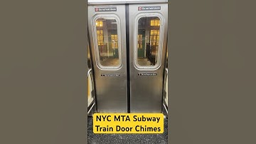 New York City MTA Subway Train Door Chimes! @Trainman6000 #nycsubway #mta #nyc #subway