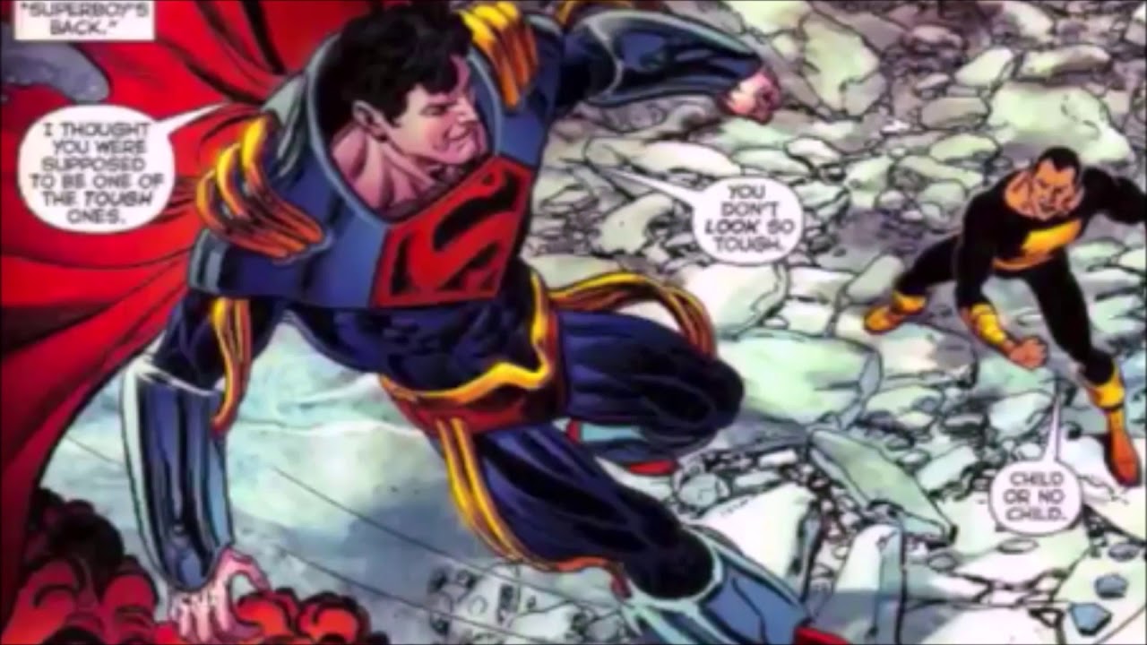 Resultado de imagem para superboy prime vs black adam