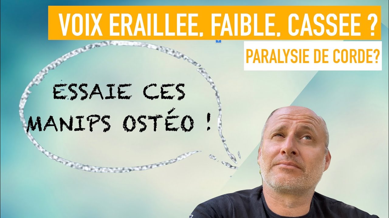 Voix éraillée? Pas stable? Faible? Forcage vocal, chirurgie de la thyroide? Fais ces exercices !