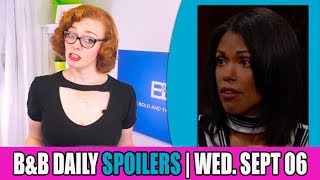 The Bold and the Beautiful (BB) Daily Spoilers Update for Wednesday, September 6th