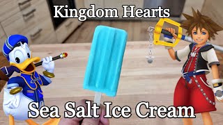 Sea Salt Ice Cream From Kingdom Hearts 🗝🍦#Kingdomhearts #Game #Icecream #Shorts