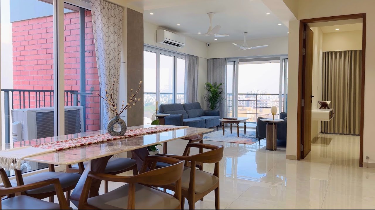 A premium 4BHK Flat Designed by Vision Design Studio | Gandhinagar ...