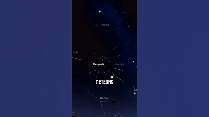 Geminids Drop 120 Meteors Tonight #astronomy #shorts #space