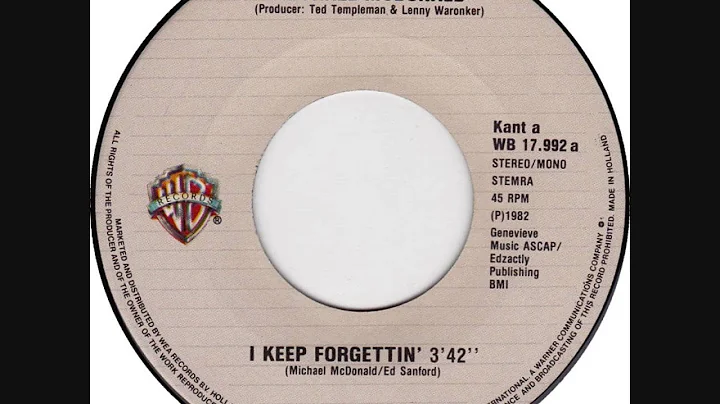 Michael McDonald - I Keep Forgettin' (Dj "S" Remix)