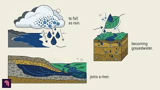 Golpo Canvas Illustration Style Compact Mode - A Raindrop's Water Cycle Journey