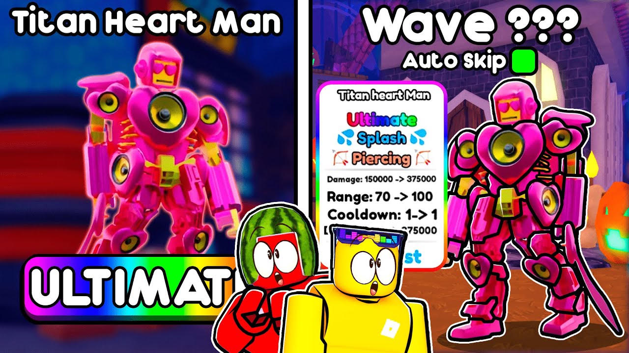 Unlocking THE TITAN HEART MAN In Toilet Tower Defense