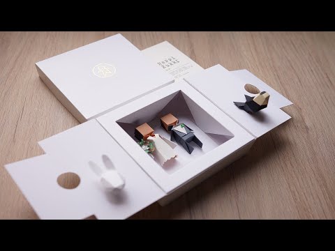 Caja especial con Novios de origami - Happi Kukki