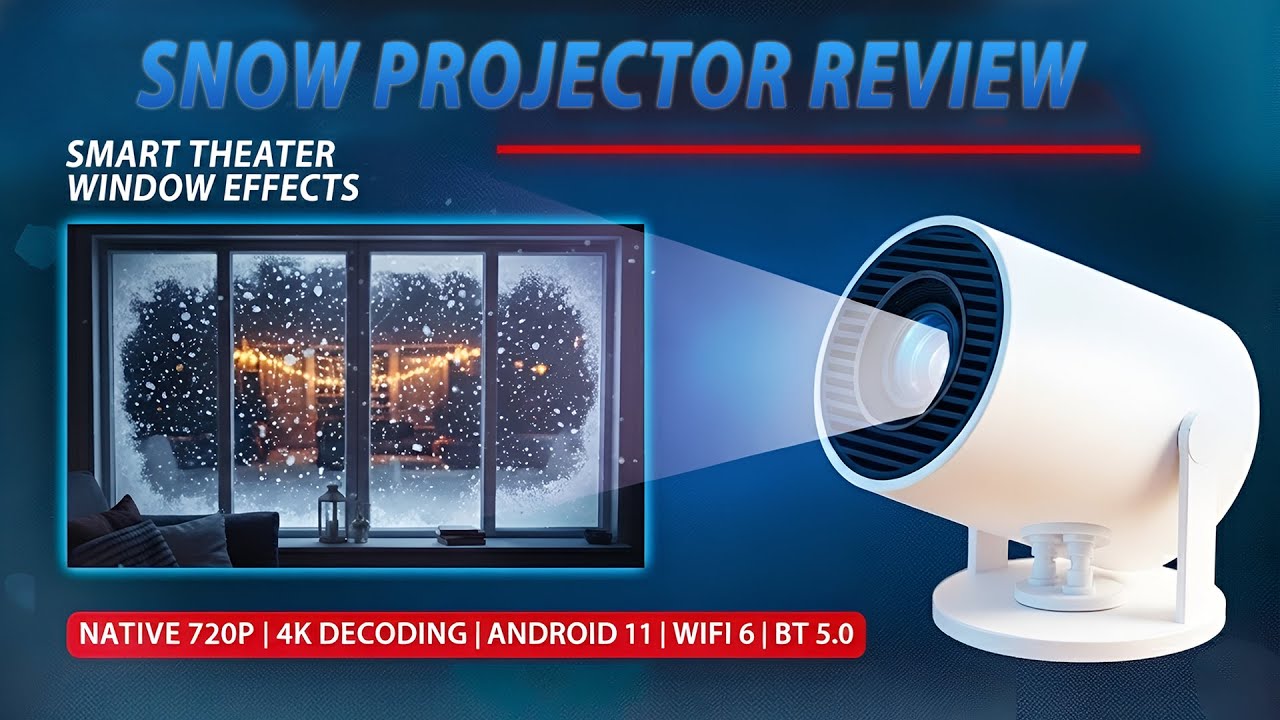 Обзор проектора Snow Window Projector [2026] - Стоит ли он своих денег или это популярная афера? ...