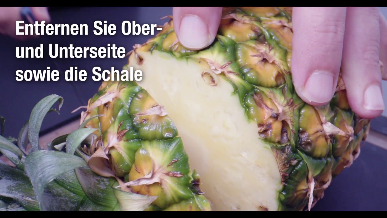 Wie schneide ich eine Ananas? | DE | Knife skills | Swiss Modern kitchen knives | Victorinox Cutlery