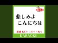 悲しみよこんにちは (カラオケ) (原曲歌手:斎藤由貴])