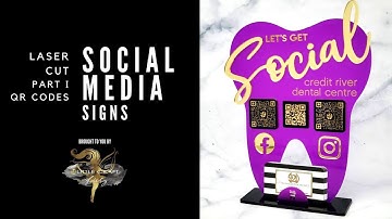 Social Media QR Printing on the Glowforge