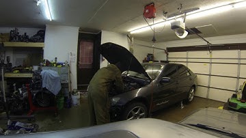 lexus is300 engine removal time lapse