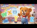 Fun Alphabet Learning WXYZ for Toddlers| Teddy Teacher ABC for Preschool Kids| funseed kidzy