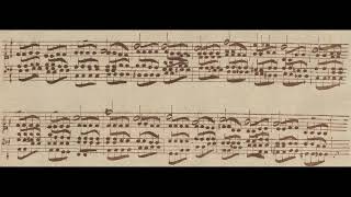 Bach - Erbarm' dich mein, o Herre Gott, BWV 721 (manuscript score)