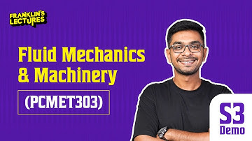 Fluid Mechanics & Machinery | B.Tech S3 Mech | Franklin
