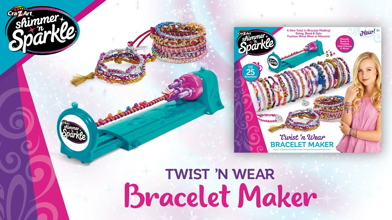 Shimmer 'n Sparkle - Twist 'n Wear Bracelet Maker - Creative Bracelet Maker