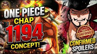 ONE PIECE CHAPTER 1194 - CONFIRMED SPOILER 1 - MIHAWK SWORD