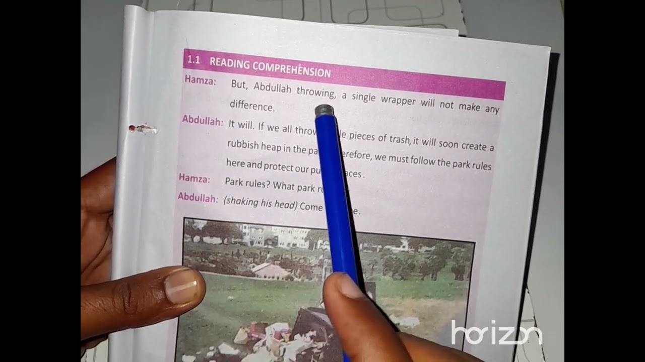 Sindh Text | Class Six | English | Unit 1 | Reading | Visiting a Park