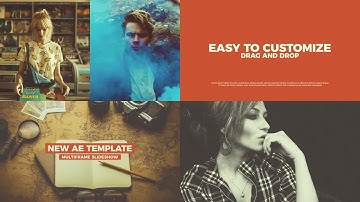 Multiframe Slideshow After Effects Templates