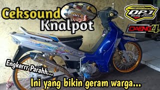 CEKSOUND KNALPOT DPJ SARANGAN 1/4 DAN KNALPOT DAENG SAI 4‼️WOW GILAAA🔥 SUARANYA ENGKER' PARAHHH😱
