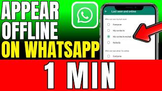 How To Appear Offline On WhatsApp (Fast And Easy) screenshot 5