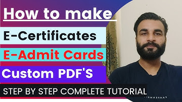How to create e certificates from Google forms | How to generate bulk e certificates step by step