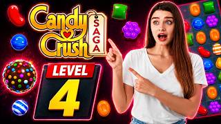 Candy Crush Saga Level 4 | Complete Gameplay & Easy Walkthrough screenshot 4