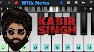 Kaise Hua Song l Kabir Singh l Learn Mobile Piano l With Notes Tutorial l screenshot 1