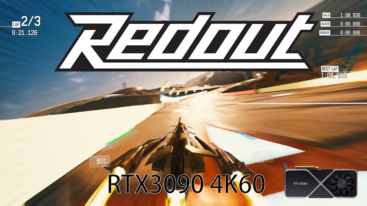 Redout / RTX 3090 4K ultra / GAMEPLAY