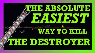 The ABSOLUTE EASIEST Way to Beat The Destroyer in Terraria! screenshot 5