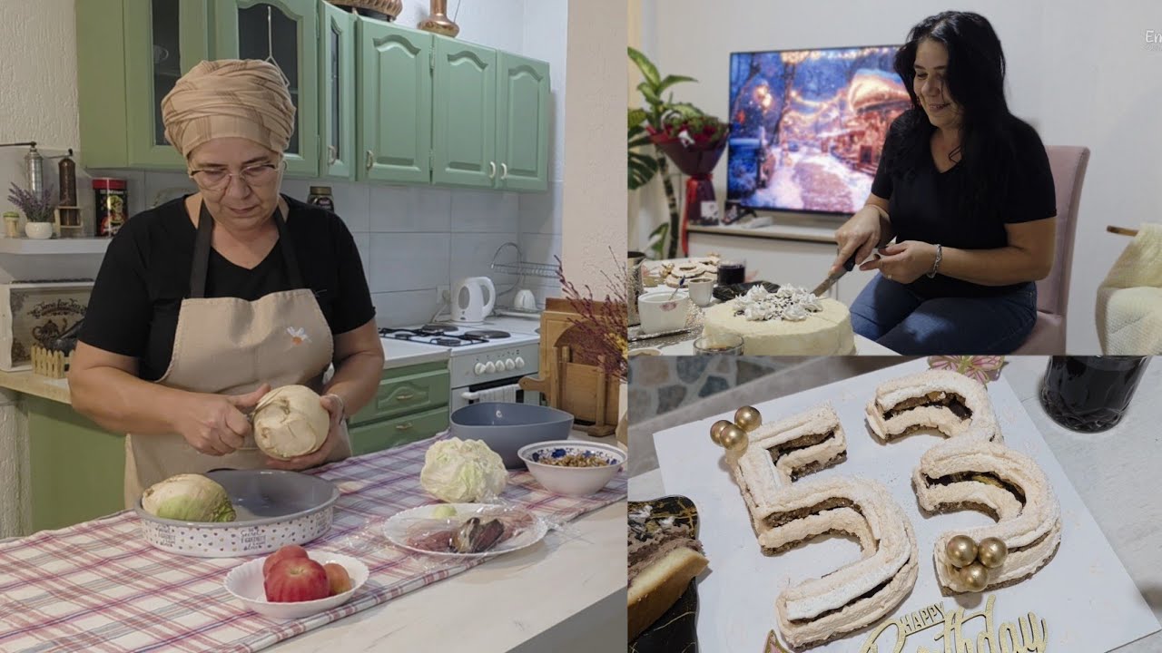 Moj 53. rođendan | kupus-repa i šljive punjene orasima🥬🎂