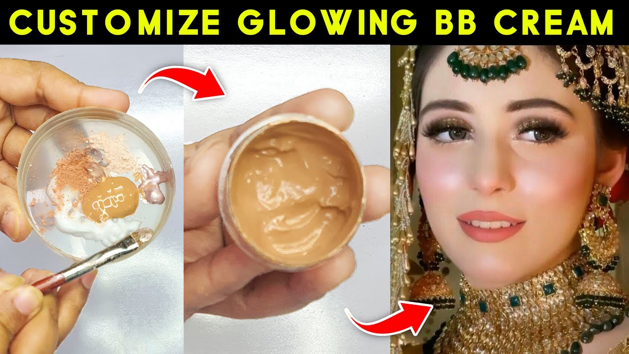 Diy Natural BB Cream For Glowing Fair Skin No Makeup Look with BB