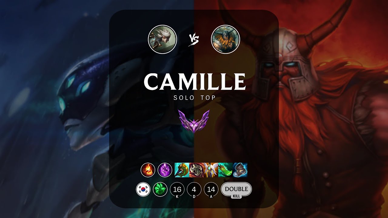 Camille Top vs Olaf - KR Master Patch 13.7