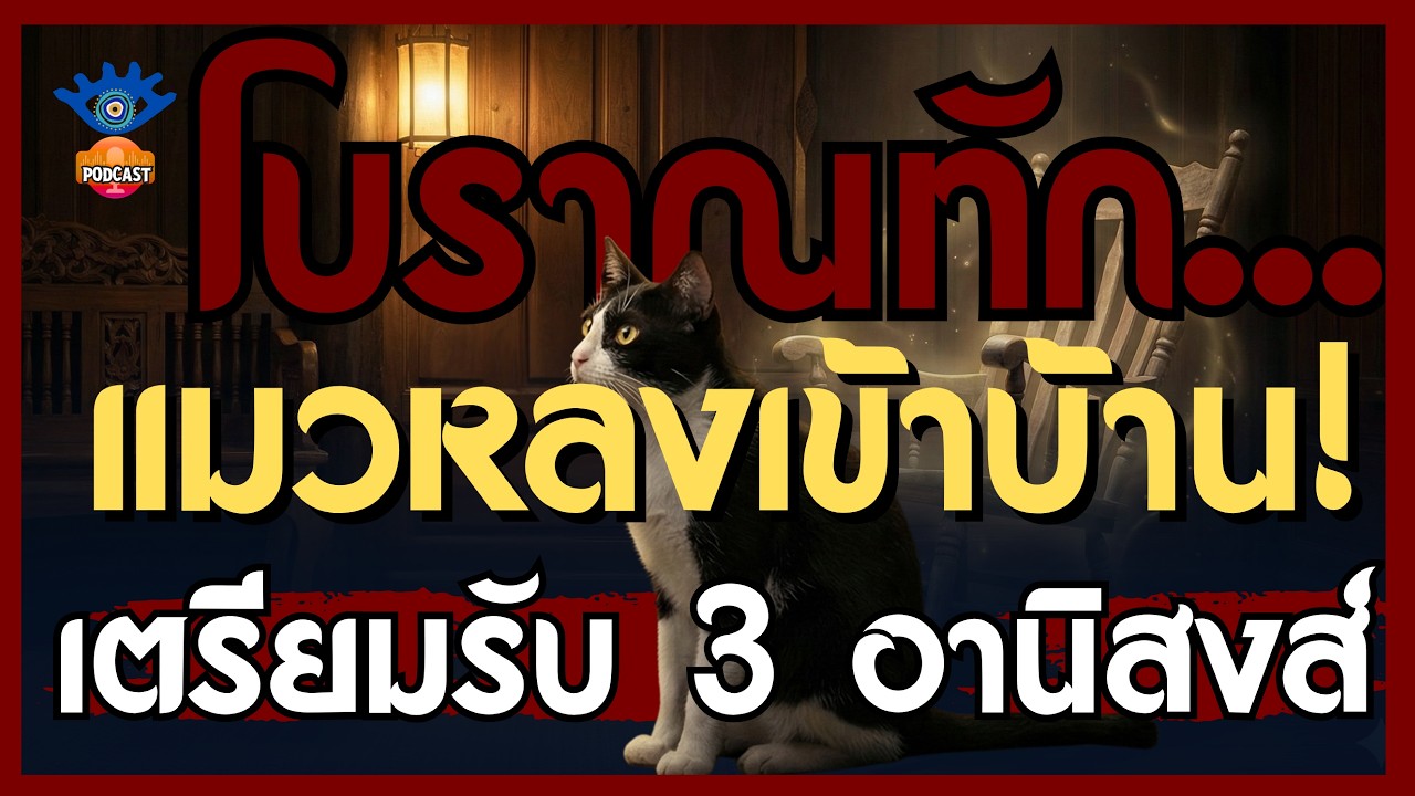 แมวหลงเข้าบ้าน! โบราณทัก... เตรียมรับ 3 อานิสงส์