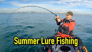 Great Session Catching Cod Pollack and Mackerel on Lures  Kayak Sea Fishing UK