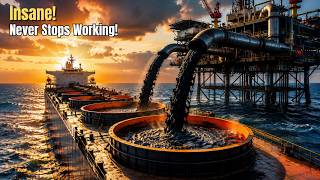 Insane! The Giant Oil Rig That Never Stops Working