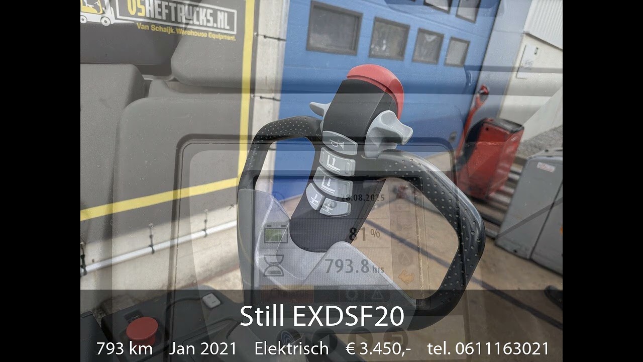 VS-22364 Elektrische DUO Stapelaar Still bj2021 1.574mm Initiele lift