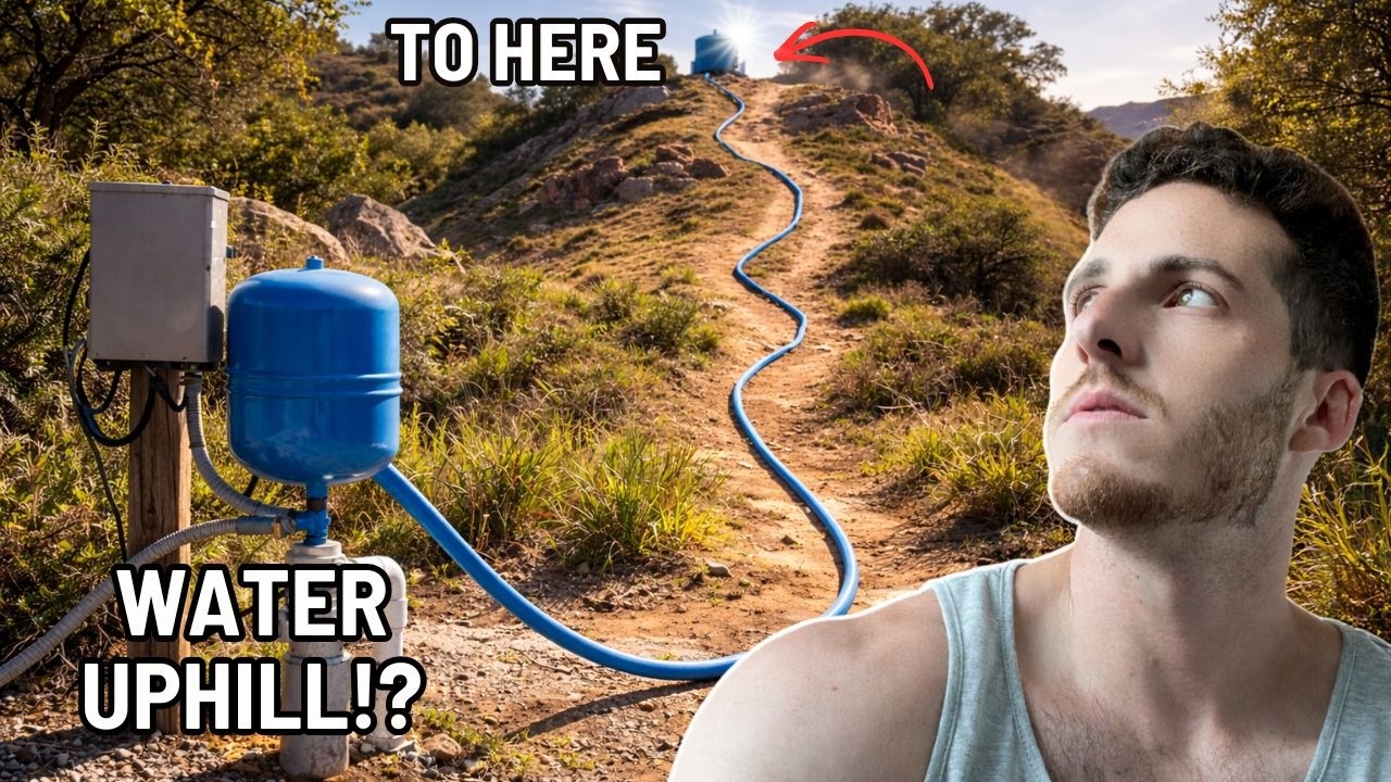 Can I Pump Water 300FT Uphill From My Well? (Off Grid Test)