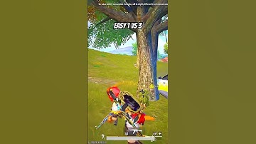 😜EASY 1V3😱#pubgmobile #pubg #shorts