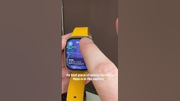 Apple Maps on Apple Watch👉best advice 👉is to rotate the Digital Crown until you get the actual map