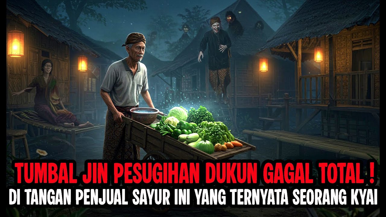 GAGALNYA TUMBAL PELANGGAN DI TANGAN PENJUAL SAYUR YANG TERNYATA SEORANG KYAI SAKTI - CERITA HOROR